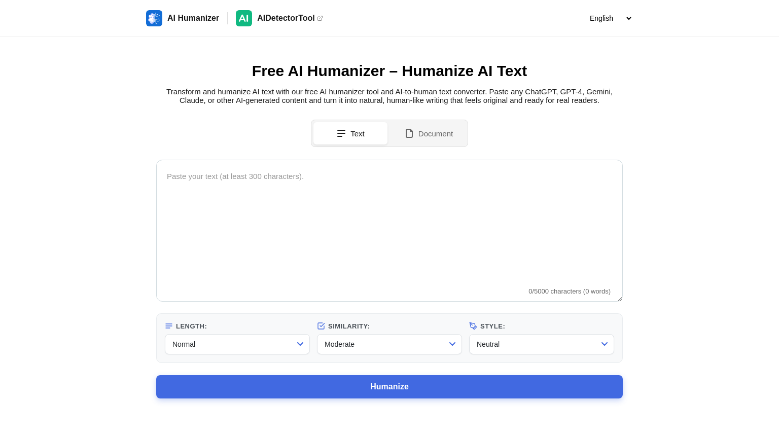 HumanizerTool
